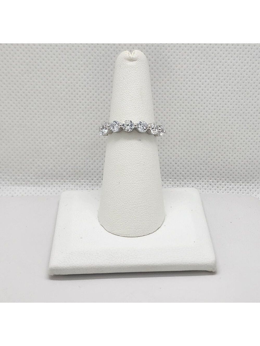 Brand New Sterling Silver 925 7 Gemstones Ring